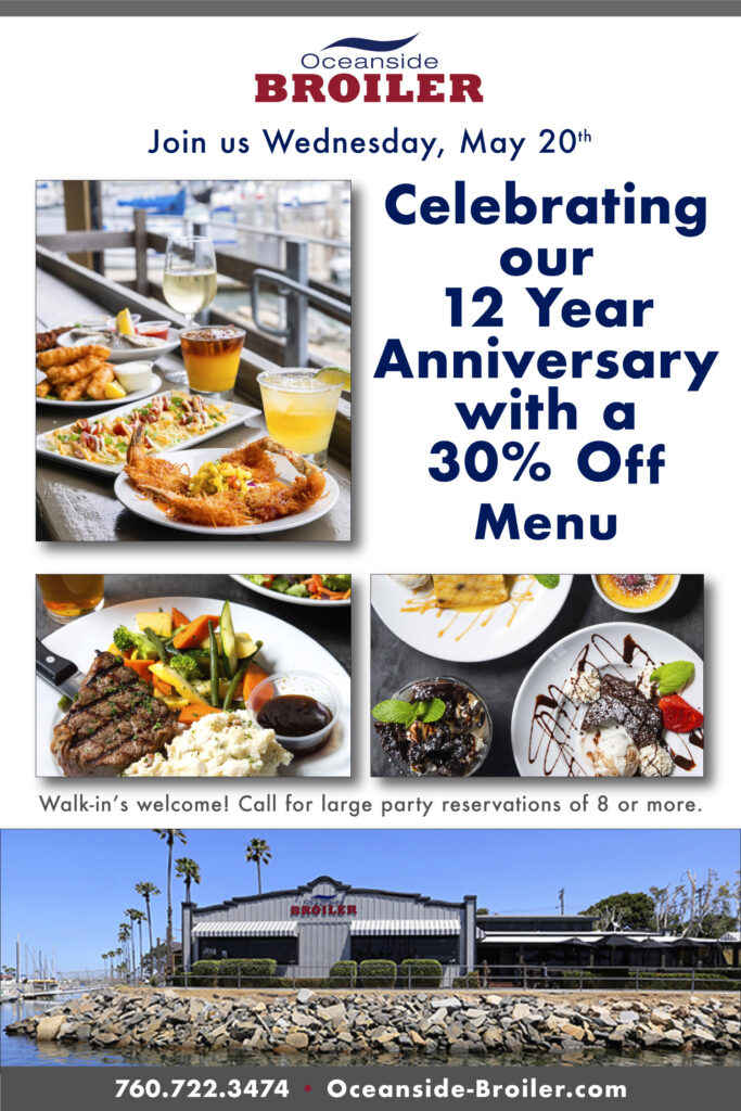 Celebrating our Anniversary with 30% Menu