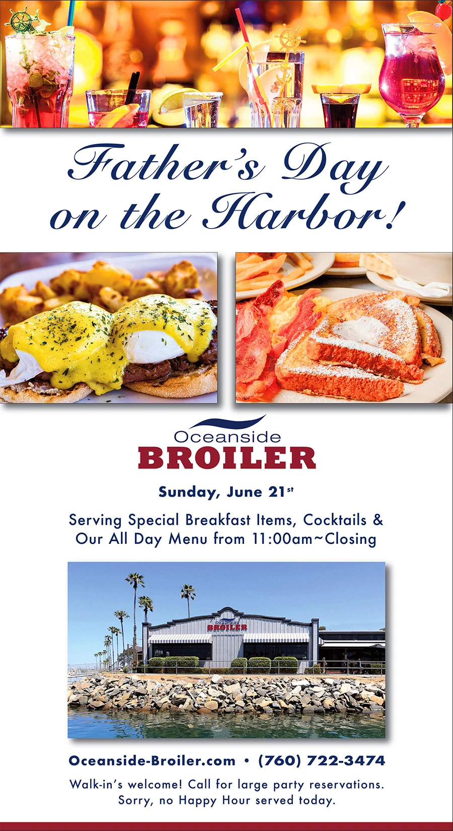 Fathers Day Menu